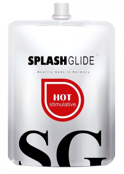 Возбуждающий лубрикант на водной основе Splashglide Hot Stimulative - 100 мл. - Splashglide - купить с доставкой в Балашихе