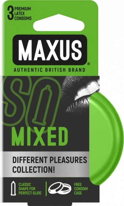 Презервативы в железном кейсе MAXUS Mixed - 3 шт. - Maxus - купить с доставкой в Балашихе