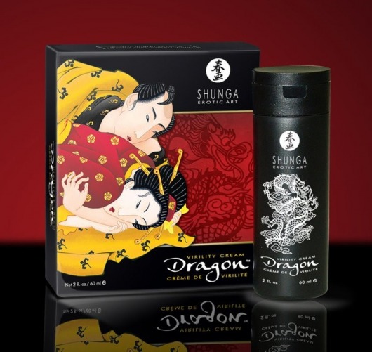 Интимный мужской крем  Дракон - Shunga - купить с доставкой в Балашихе
