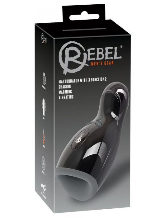 Черный мастурбатор Rebel Masturbator с нагревом - Orion - в Балашихе купить с доставкой