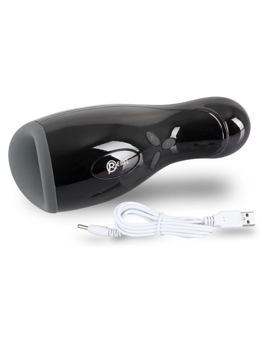 Черный мастурбатор Rebel Masturbator с нагревом - Orion - в Балашихе купить с доставкой