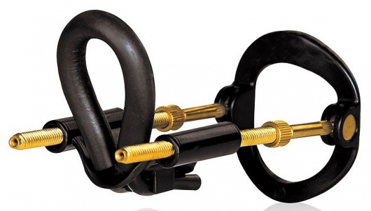 Черный экстендер-растяжитель пениса - Sex Expert - в Балашихе купить с доставкой