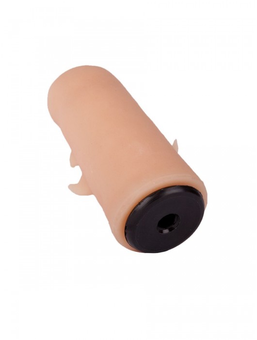 Черный пояс-трусики с двумя насадками  Экзотик-Sara  - 16,5 и 11 см. - LOVETOY (А-Полимер) - купить с доставкой в Балашихе