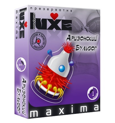 Презерватив LUXE Maxima  Аризонский Бульдог  - 1 шт. - Luxe - купить с доставкой в Балашихе