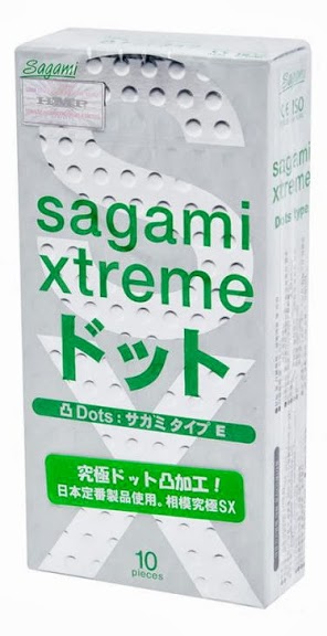 Презервативы Sagami Xtreme Type-E с точками - 10 шт. - Sagami - купить с доставкой в Балашихе