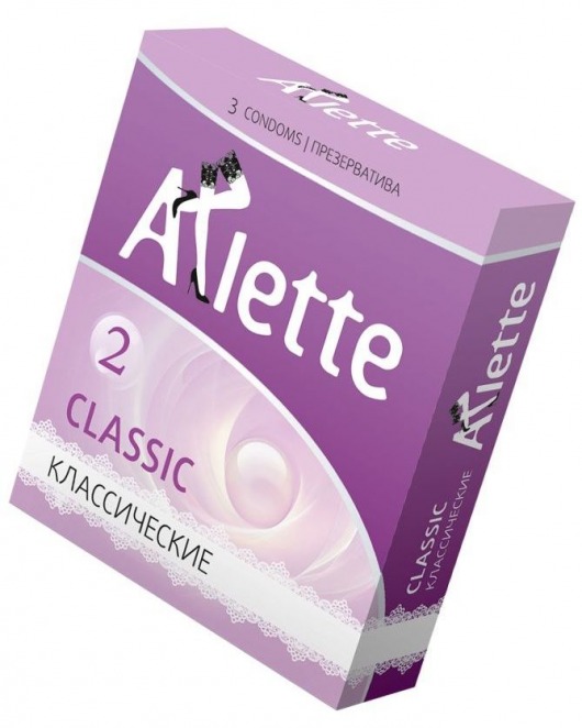 Классические презервативы Arlette Classic - 3 шт. - Arlette - купить с доставкой в Балашихе