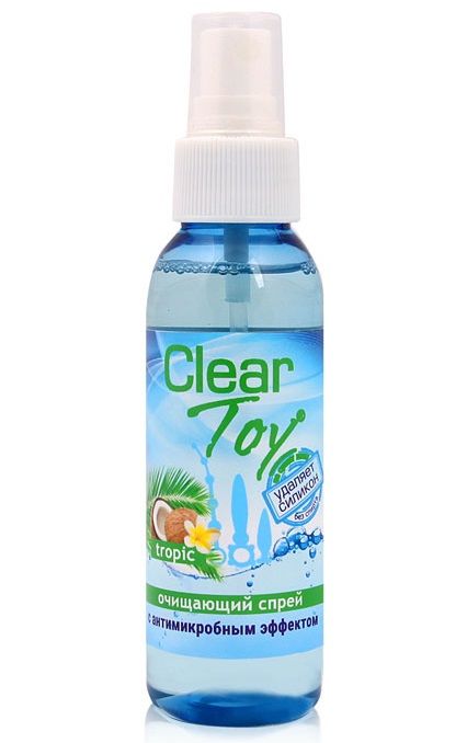 Очищающий спрей для игрушек CLEAR TOY Tropic - 100 мл. - Биоритм - купить с доставкой в Балашихе