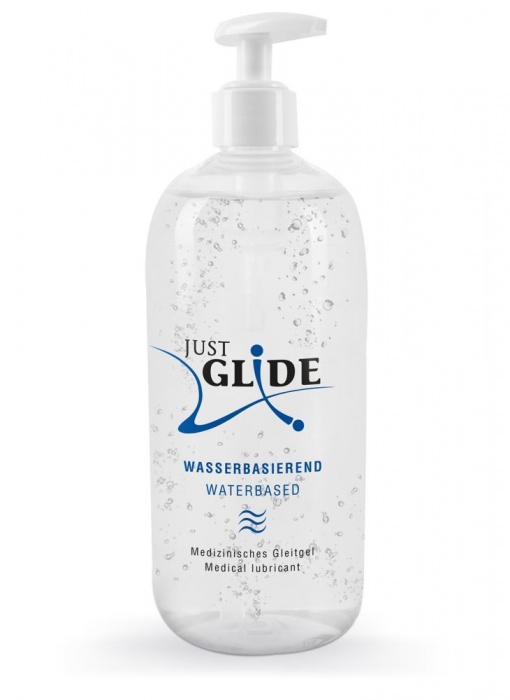 Гель-смазка на водной основе Just Glide с дозатором - 500 мл. - Orion - купить с доставкой в Балашихе