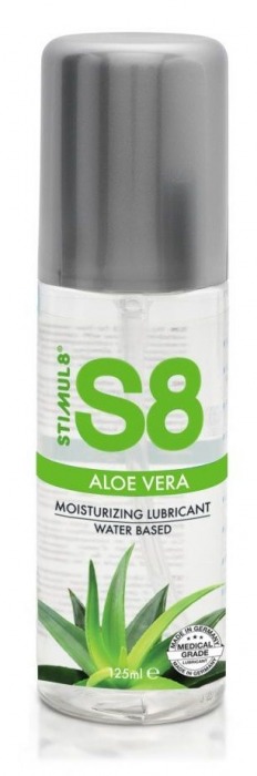 Лубрикант на водной основе S8 Aloe Vera Lube - 125 мл. - Stimul8 - купить с доставкой в Балашихе