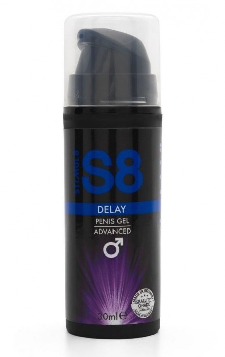 Пролонгирующий гель для мужчин S8 Delay Gel - 30 мл. - Stimul8 - купить с доставкой в Балашихе