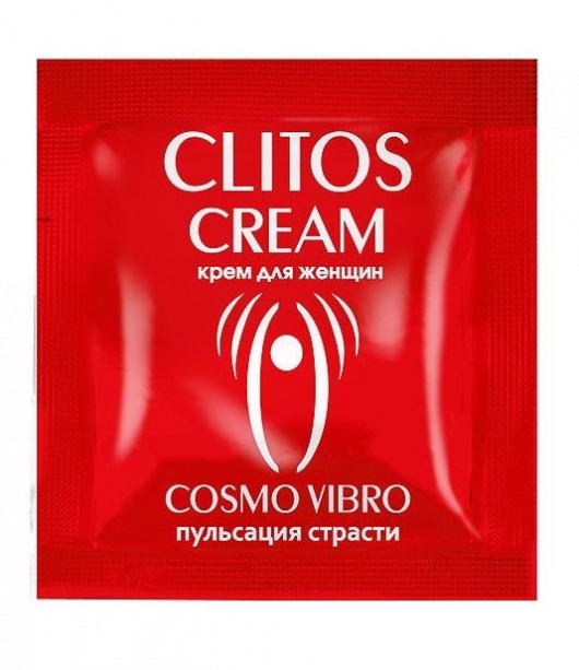 Пробник возбуждающего крема для женщин Clitos Cream - 1,5 гр. - Биоритм - купить с доставкой в Балашихе