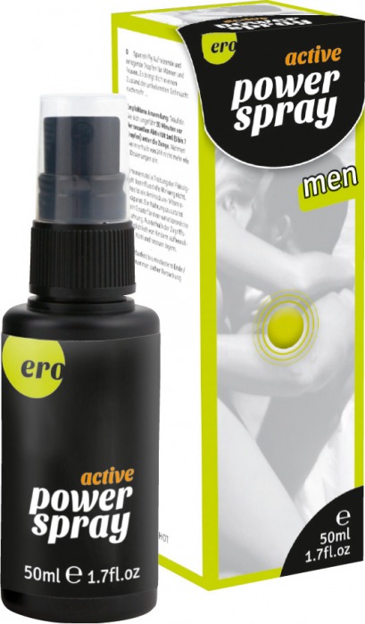 Стимулирующий спрей для мужчин Active Power Spray - 50 мл. - Ero - купить с доставкой в Балашихе