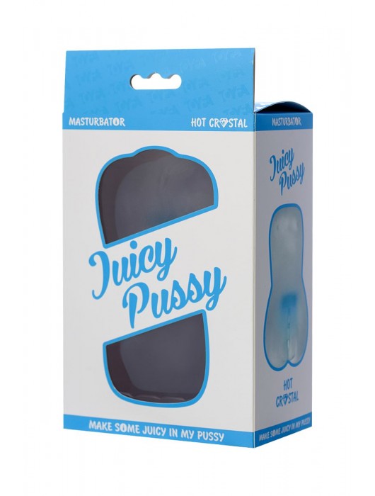 Прозрачный реалистичный мастурбатор Juicy Pussy Hot Crystal - ToyFa - в Балашихе купить с доставкой