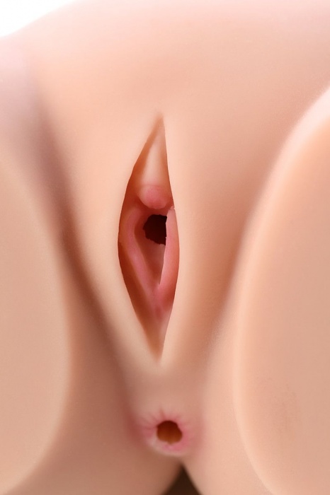 Мастурбатор-полуторс Cherry с вибрацией и двумя любовными тоннелями - KOKOS - в Балашихе купить с доставкой