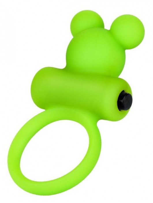Зеленое виброкольцо на пенис A-Toys - A-toys - в Балашихе купить с доставкой