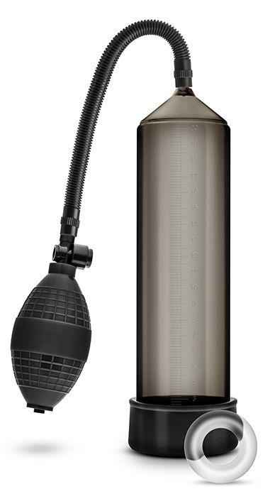 Черная вакуумная помпа VX101 Male Enhancement Pump - Blush Novelties - в Балашихе купить с доставкой