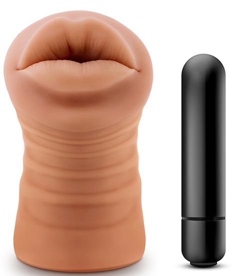 Кофейный мастурбатор-ротик Isabella - Blush Novelties - в Балашихе купить с доставкой