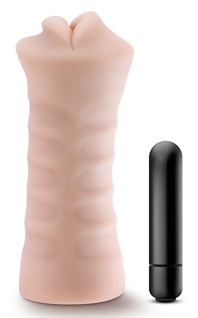 Телесный мастурбатор-ротик Angie - Blush Novelties - в Балашихе купить с доставкой