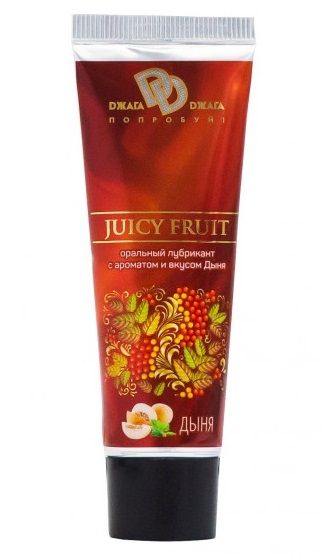Интимный съедобный лубрикант JUICY FRUIT с ароматом дыни - 30 мл. - БиоМед - купить с доставкой в Балашихе
