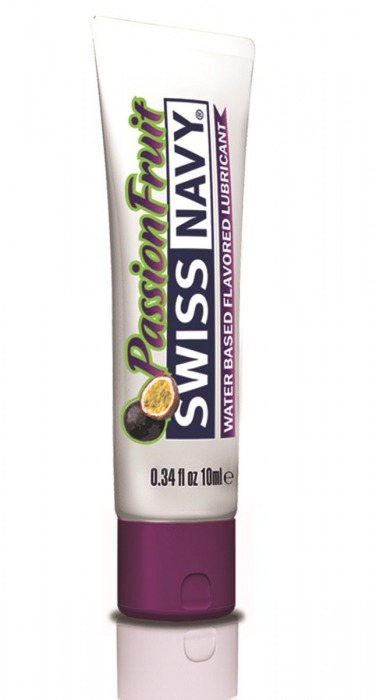 Лубрикант Swiss Navy Passion Fruit Lube с ароматом маракуйи - 10 мл. - Swiss navy - купить с доставкой в Балашихе