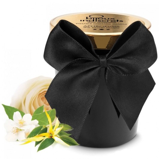 Массажная свеча Aphrodisia с цветочным ароматом - 70 мл. - Bijoux Indiscrets - купить с доставкой в Балашихе