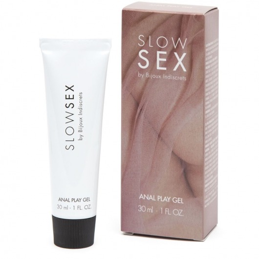 Лубрикант на водной основе Slow Sex Anal Play Gel - 30 мл. - Bijoux Indiscrets - купить с доставкой в Балашихе
