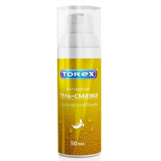 Гель-смазка на водной основе Torex  Тропический банан  - 50 мл. - Torex - купить с доставкой в Балашихе