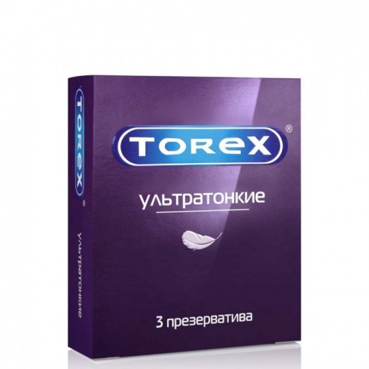 Презервативы Torex  Ультратонкие  - 3 шт. - Torex - купить с доставкой в Балашихе