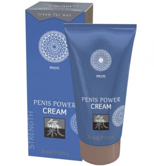 Возбуждающий крем для мужчин Penis Power Cream - 30 мл. - Shiatsu - купить с доставкой в Балашихе