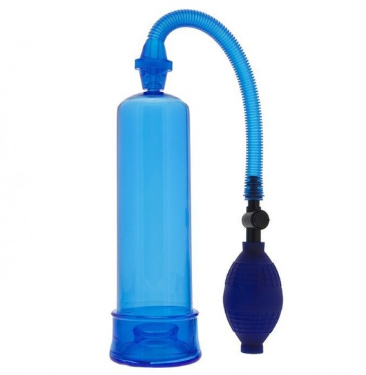 Синяя вакуумная помпа MENZSTUFF PENIS ENLARGER - Dream Toys - в Балашихе купить с доставкой