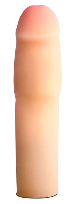 Телесная насадка-удлинитель на пенис PERFORMANCE 1.5INCH COCK XTENDER - 16 см. - Blush Novelties - в Балашихе купить с доставкой