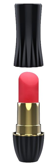 Клиторальный стимулятор-помада LIPSTICK - 9,3 см. - Dream Toys - купить с доставкой в Балашихе