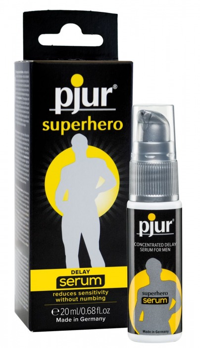 Сыворотка-пролонгатор pjur SUPERHERO Delay Serum - 20 мл. - Pjur - купить с доставкой в Балашихе