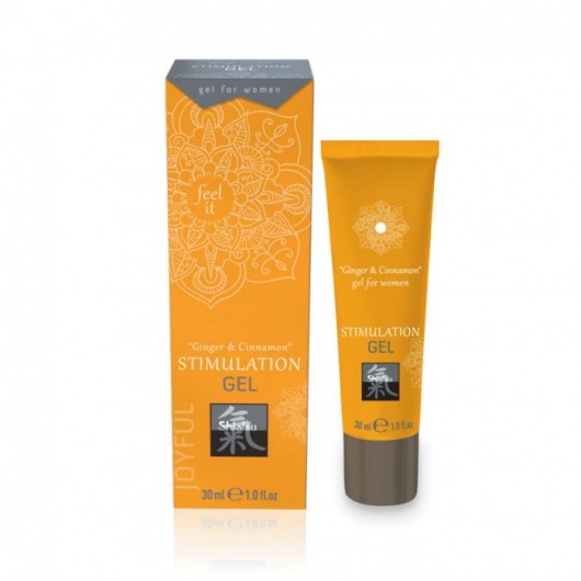 Возбуждающий интимный гель STIMULATION GEL Ginger   Cinnamon - 30 мл. - Shiatsu - купить с доставкой в Балашихе