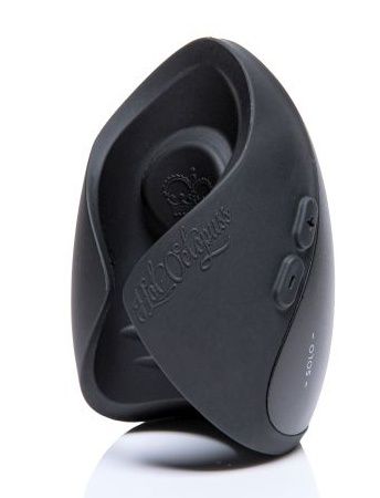 Черный инновационный мужской вибратор PULSE SOLO ESSENTIAL - Hot Octopuss - в Балашихе купить с доставкой