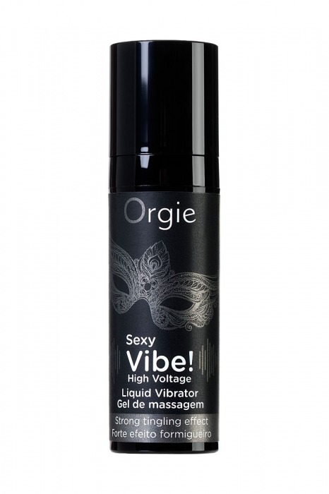 Гель для массажа ORGIE Sexy Vibe High Voltage с эффектом вибрации - 15 мл. - ORGIE - купить с доставкой в Балашихе