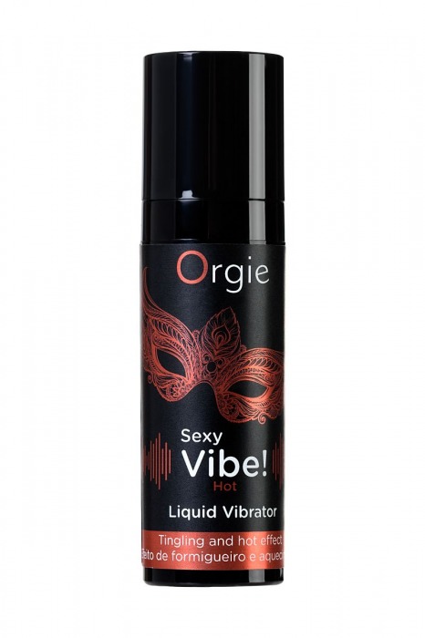 Разогревающий гель для массажа ORGIE Sexy Vibe Hot с эффектом вибрации - 15 мл. - ORGIE - купить с доставкой в Балашихе