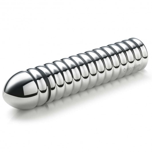 Рельефный фаллос для интенсивного электросекса Groovey George - 20 см. - MyStim - купить с доставкой в Балашихе