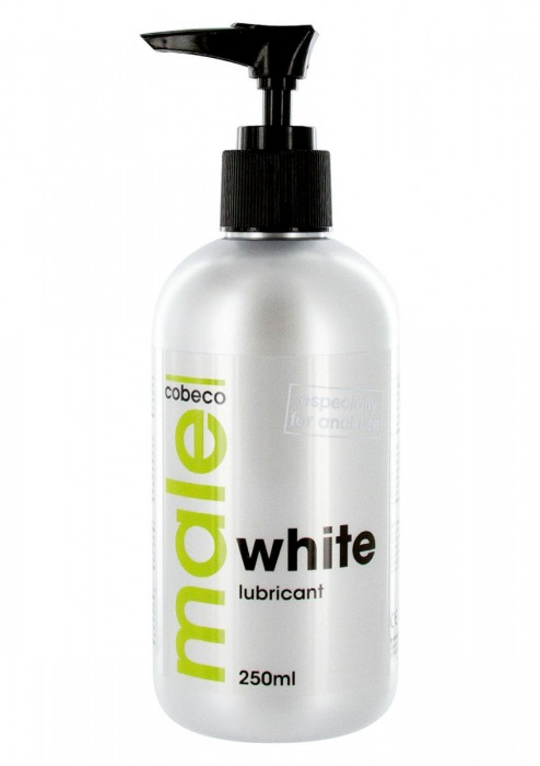 Анальная смазка на водной основе MALE Cobeco White Lubricant - 250 мл. - Cobeco - купить с доставкой в Балашихе