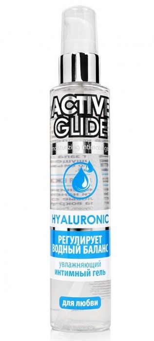 Увлажняющий интимный гель Active Glide Hyaluronic - 100 гр. - Биоритм - купить с доставкой в Балашихе