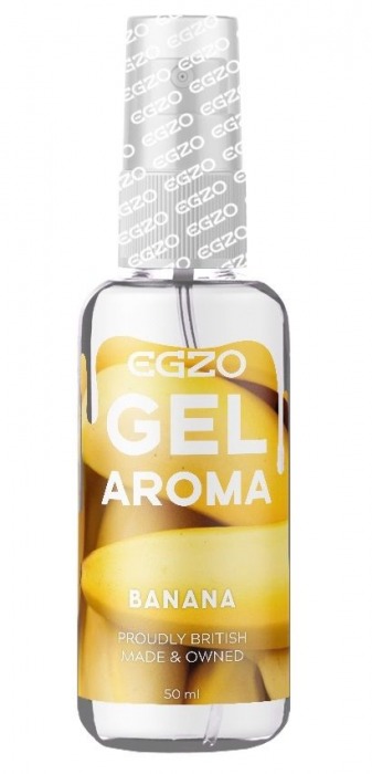 Интимный лубрикант EGZO AROMA с ароматом банана - 50 мл. - EGZO - купить с доставкой в Балашихе