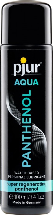 Лубрикант на водной основе с пантенолом pjur AQUA Panthenol - 100 мл. - Pjur - купить с доставкой в Балашихе