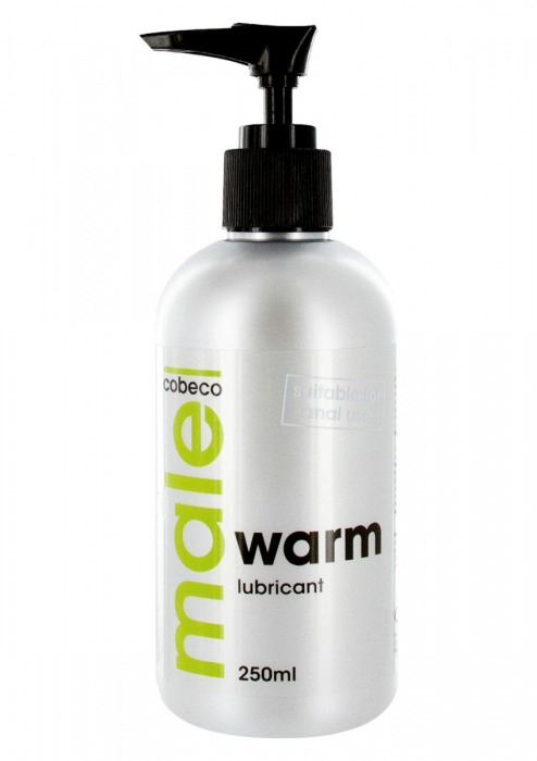 Лубрикант с согревающим эффектом MALE Cobeco Warm Lubricant - 250 мл. - Cobeco - купить с доставкой в Балашихе