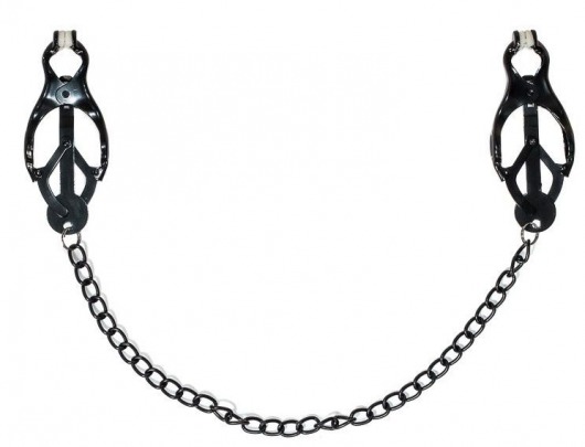 Зажимы на соски Darkside с цепочкой - Lola Games - купить с доставкой в Балашихе
