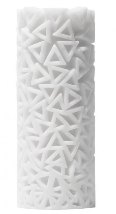 Белый 3D мастурбатор PILE - Tenga - в Балашихе купить с доставкой