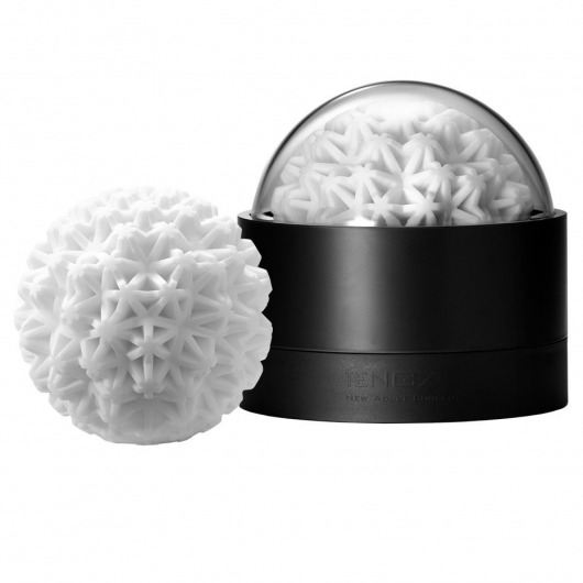 Белый мастурбатор Tenga Geo Coral - Tenga - в Балашихе купить с доставкой