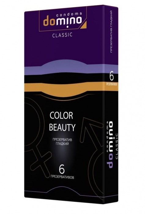 Разноцветные презервативы DOMINO Colour Beauty - 6 шт. - Domino - купить с доставкой в Балашихе