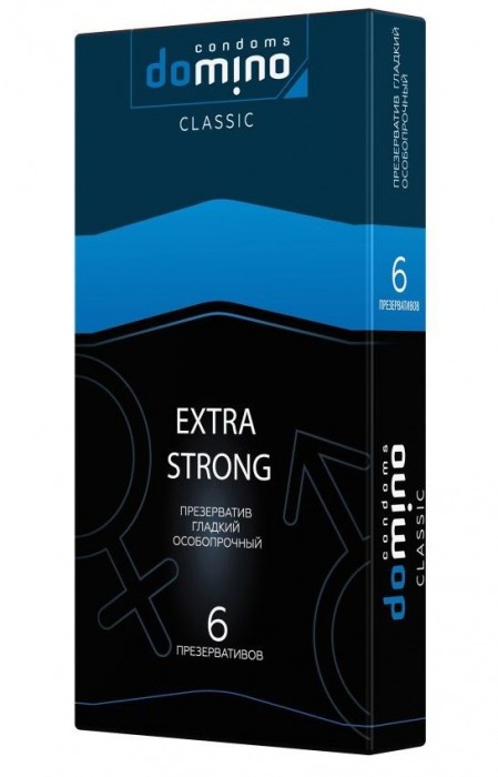 Суперпрочные презервативы DOMINO Extra Strong - 6 шт. - Domino - купить с доставкой в Балашихе