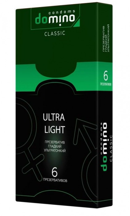 Супертонкие презервативы DOMINO Ultra Light - 6 шт. - Domino - купить с доставкой в Балашихе