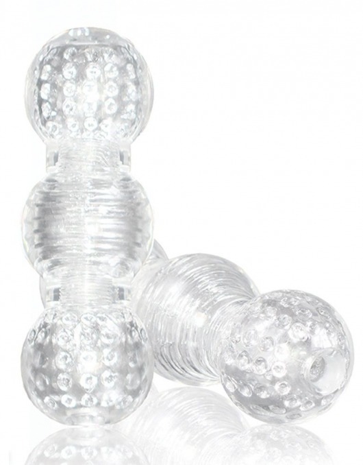 Прозрачный фигурный мастурбатор Master Stroker - Blush Novelties - в Балашихе купить с доставкой